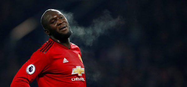 190129 Fotboll, Premier League Soccer Football - Premier League - Manchester United v Burnley - Old Trafford, Manchester, Britain - January 29, 2019  Manchester United's Romelu Lukaku during the match         Action Images via Reuters/Jason Cairnduff  EDITORIAL USE ONLY. No use with unauthorized audio, video, data, fixture lists, club/league logos or "live" services. Online in-match use limited to 75 images, no video emulation. No use in betting, games or single club/league/player publications.  Please contact your account representative for further details.
 © Bildbyrn - COP 7 - SWEDEN ONLY