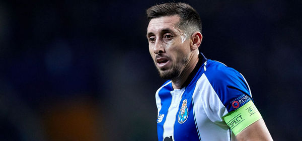 PORTO, PORTUGAL - MARCH 06: Hector Herrera of FC Porto looks on during the UEFA Champions League Round of 16 Second Leg match between FC Porto and AS Roma at Estadio do Dragao on March 06, 2019 in Porto, Portugal. (Photo by Quality Sport Images/Getty Images)
